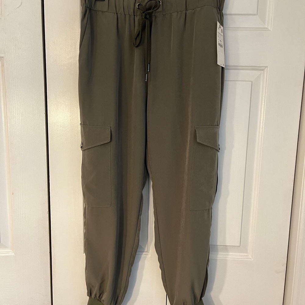 Zara Khaki Casual Pants